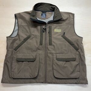 Frogg Toggs Hunting Fishing Vest Chocolate Brown Color Men’s 3XL Fleece Lined